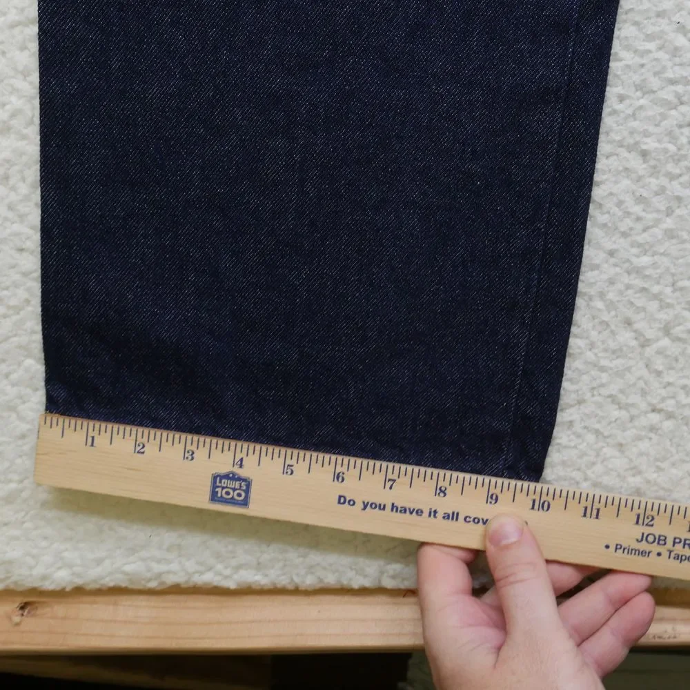Vintage Levi's 517 Jeans Mens 38x30 Deadstock Y2K 2000s Boot Cut Dark Wash Denim